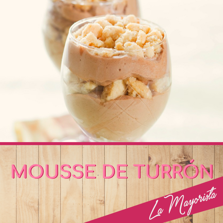 Mousse de turrón 