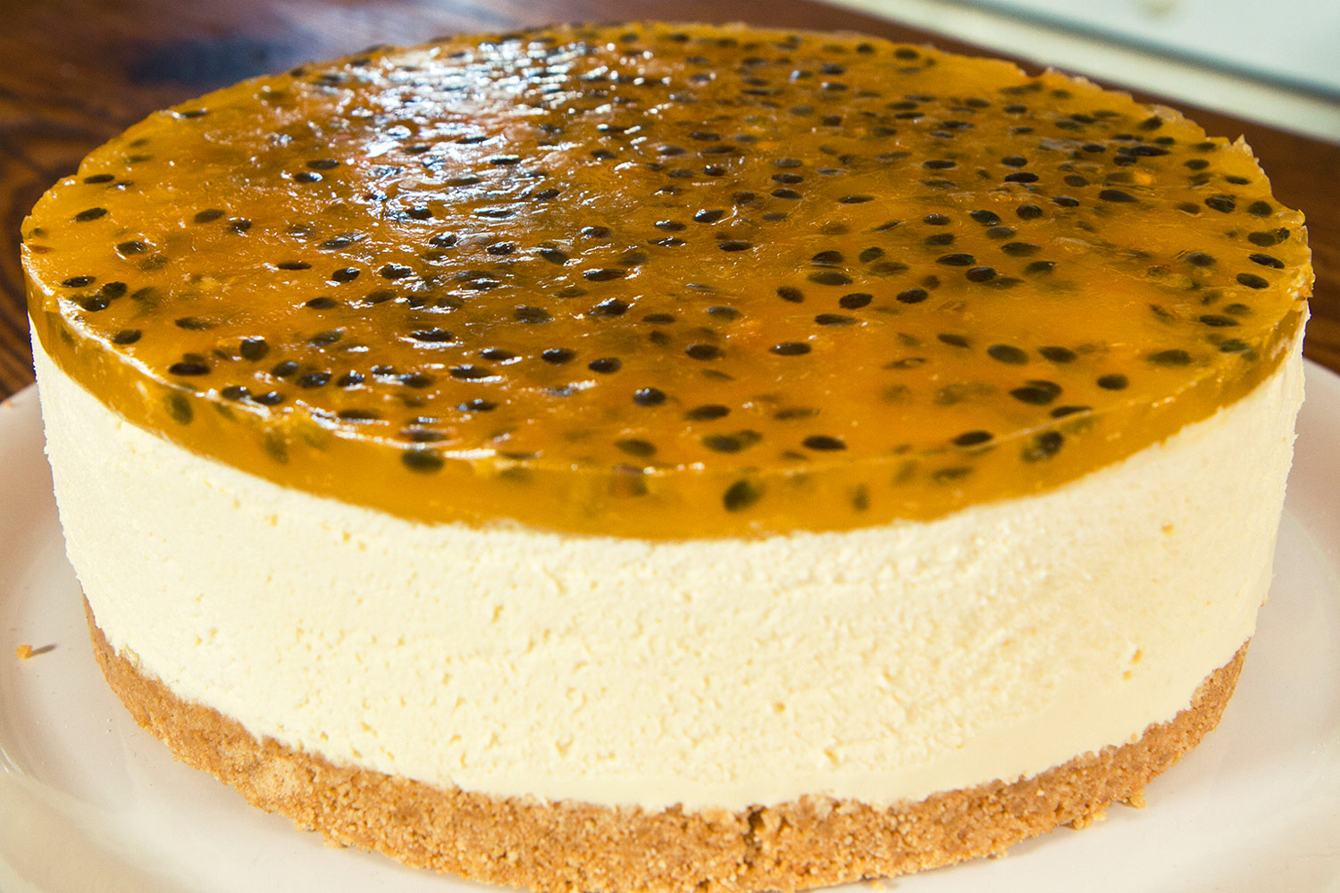 Cheesecake de maracuyá