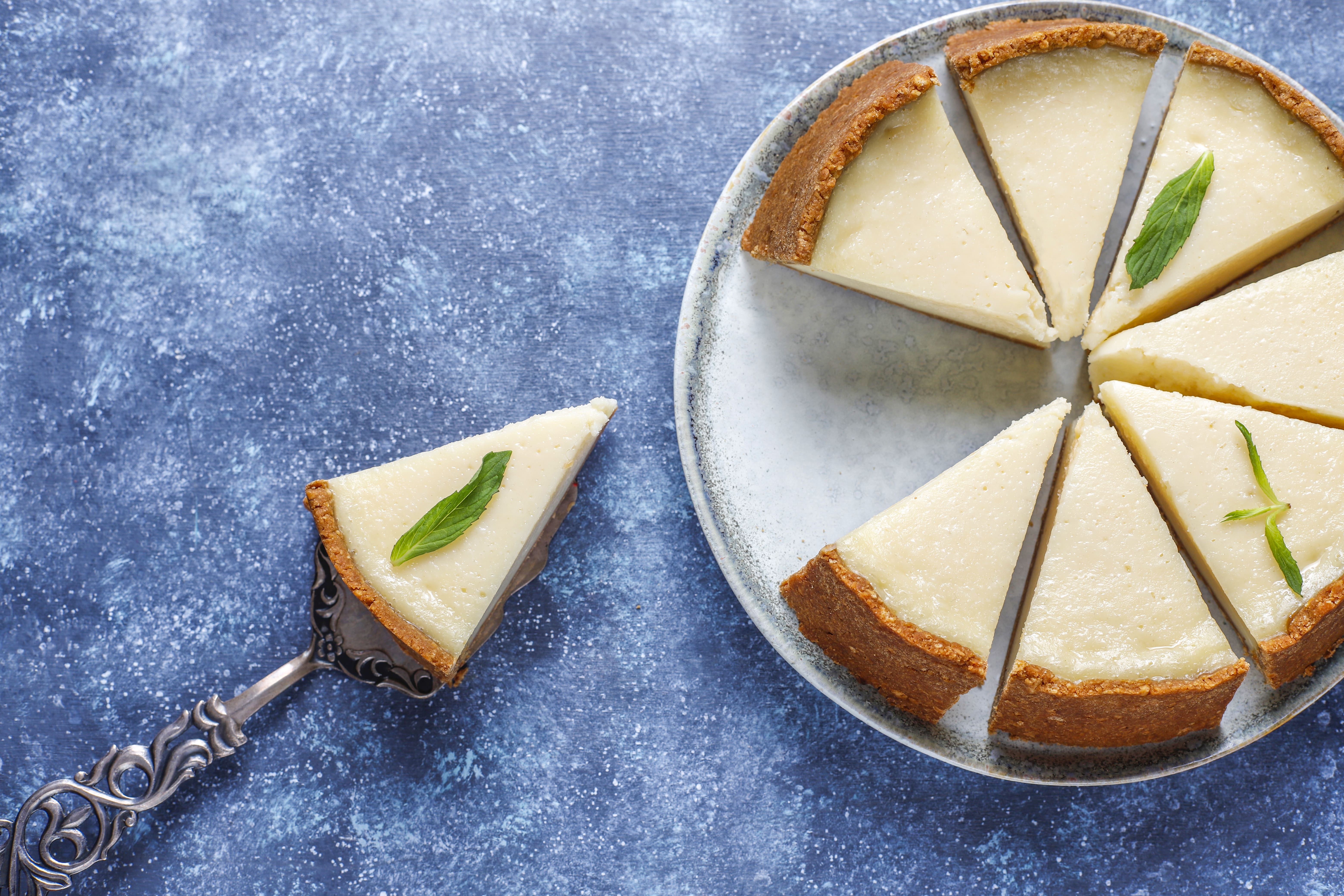 Tarta de yogur griego con maicena