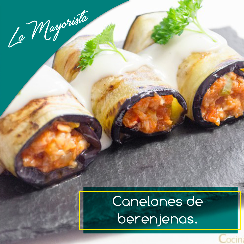 Canelones de berenjenas