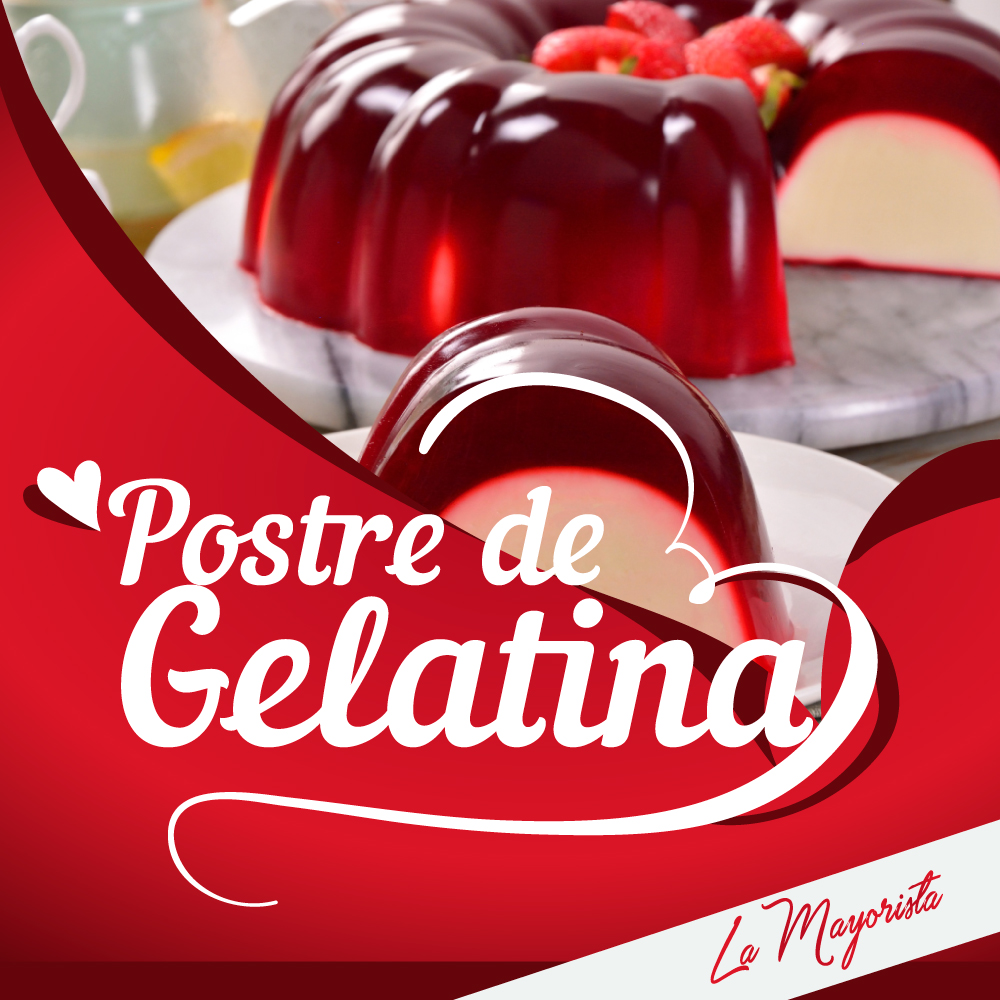 Postre de gelatina 