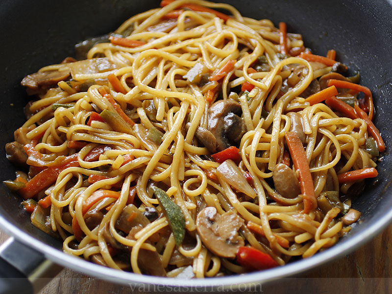 Pastas con Verduras