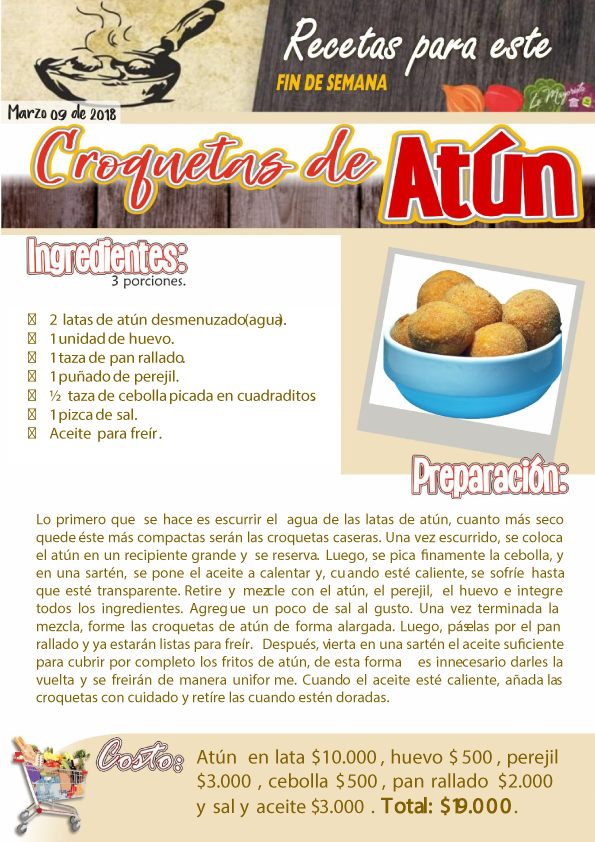 Croquetas de atún 