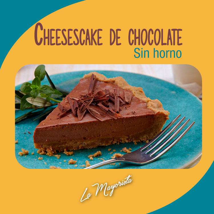 Cheesecake de chocolate (sin horno)