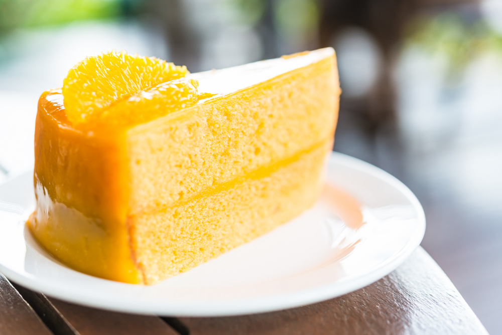 Flan de naranja